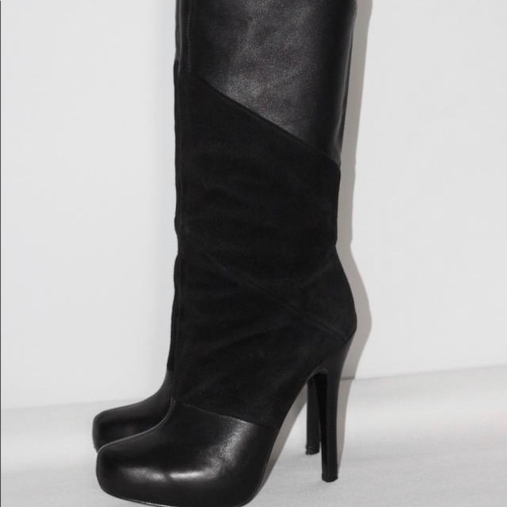 House of Harlow 1960 Suede/Leather Boots Sz: 39.5